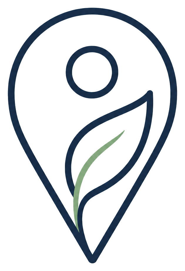 Madagascar origin icon with leaf