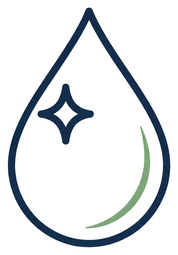 Pure essential oil droplet icon