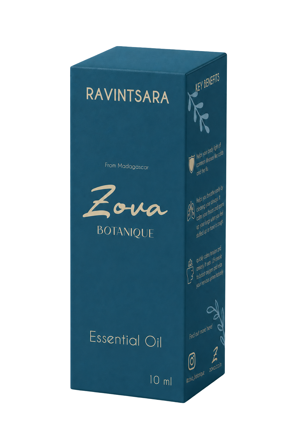 Ravintsara Essential Oil packaging