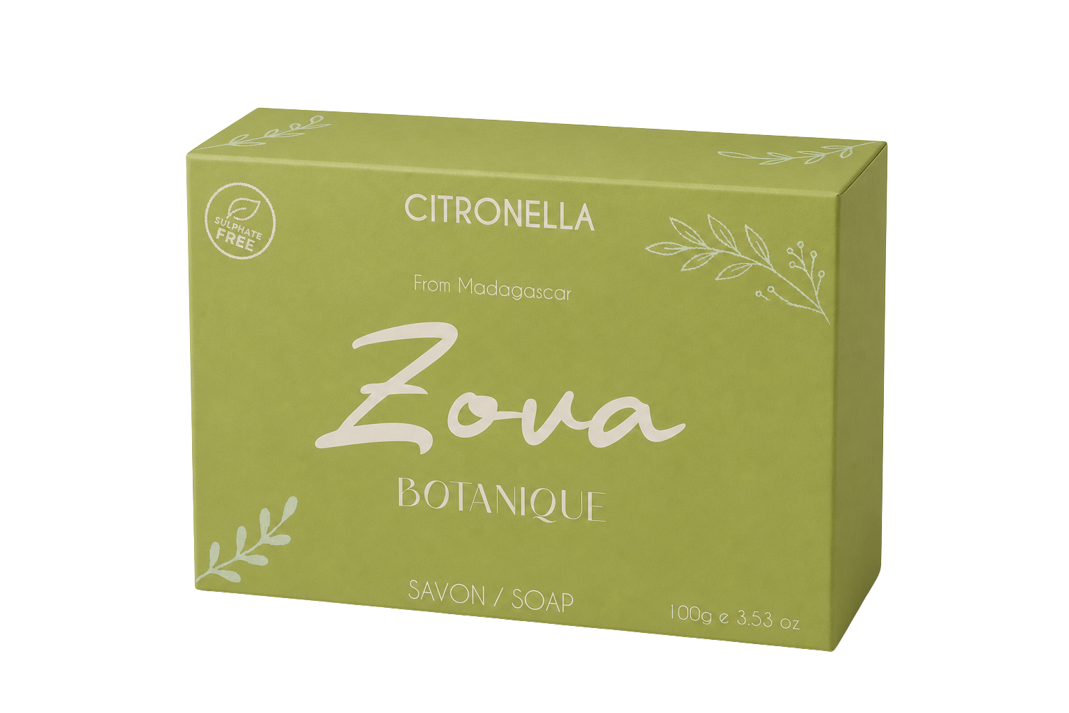 Citronella Soap packaging