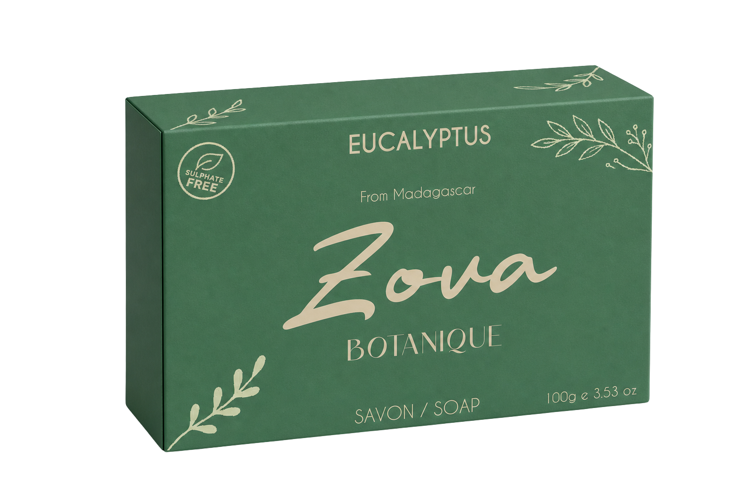 Eucalyptus Soap packaging