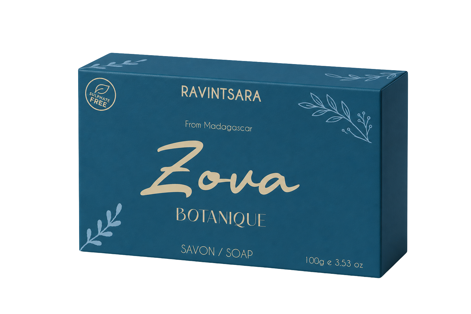 Ravintsara Soap packaging